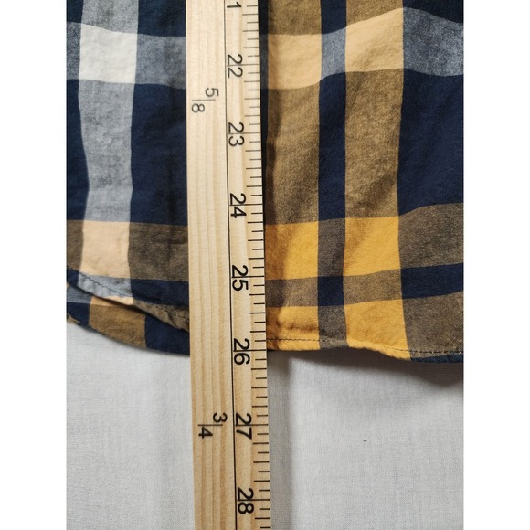 J.Crew Mens Slim Fit Plaid Button Down Shirt Quality Woven Cotton Size Medium - Picture 3 of 10